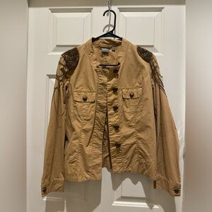 New York & Company Military style jacket Size small